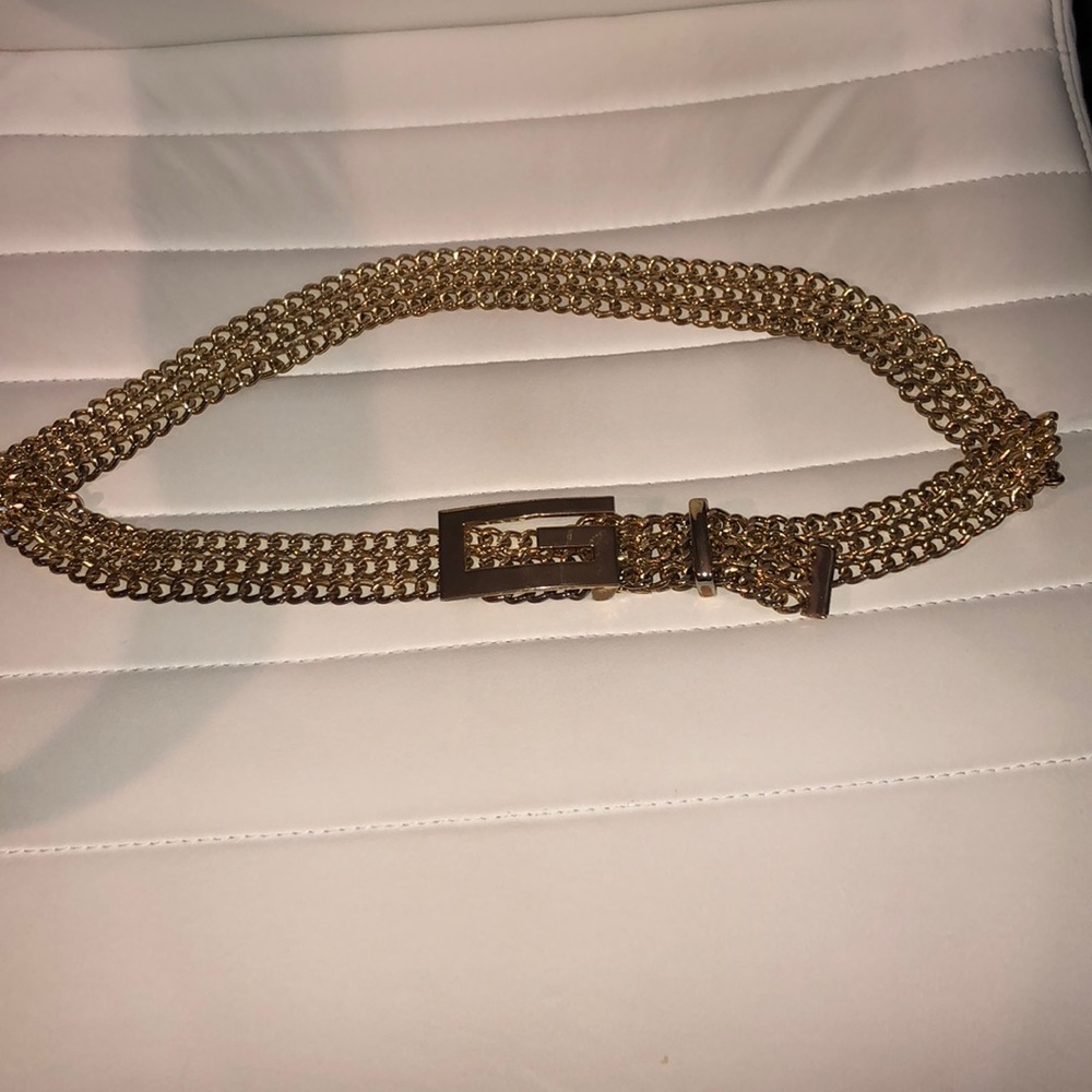 Guess gold tone belt